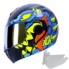 CASCO ICH3110 ABATIBLE GRUKO AZUL+ VISOR -BV