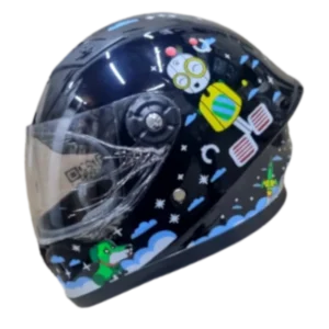 CASCO INTEGRAL KRM KIDS ROBOT NEGRO BV