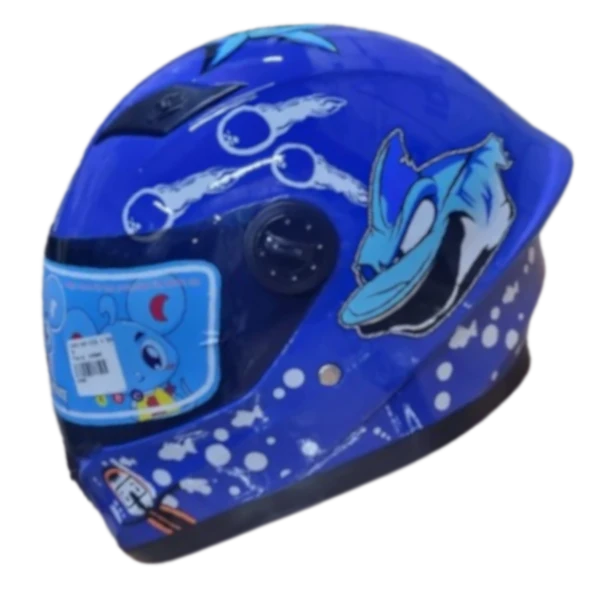 CASCO INTEGRAL KRM KIDS TIBURO AZUL 1 BV