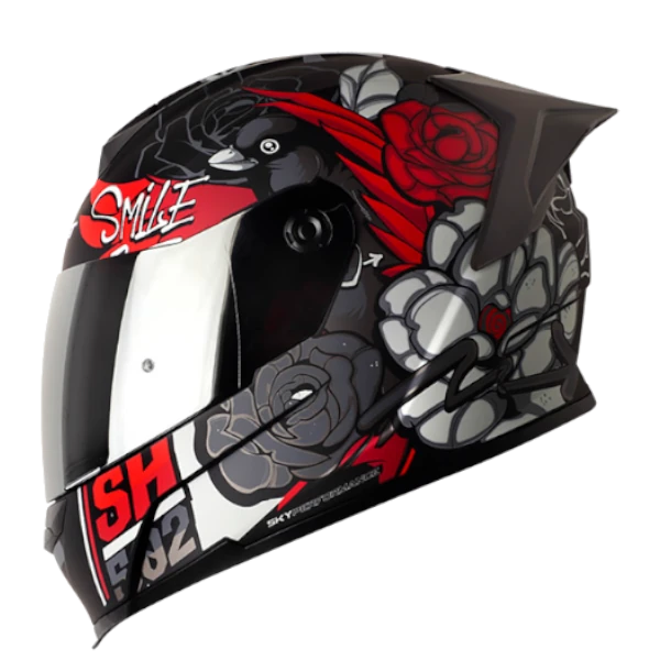 CASCO-INT-SH-502-FLOWER-NEGRO-GRIS-BV