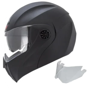 CASCO ABATIBLE ICH 3110 SOLID NEGRO + VISOR BV