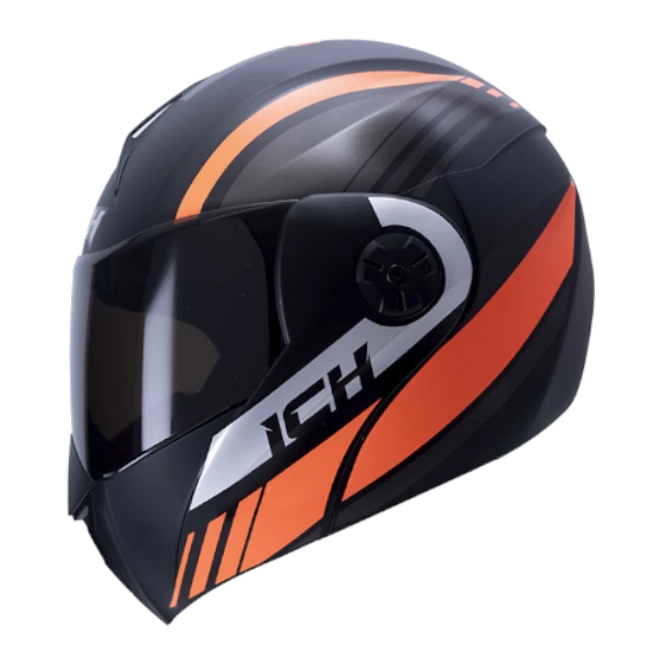 CASCO ABATIBLE ICH 3110 BLITZ NARANJA