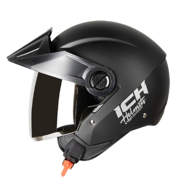 CASCO-ABIERO-ICH-102-SOLID-ESP-NEGRO