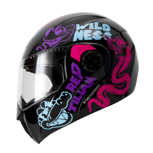 CASCO-ICH-3110S-KIDS-REPTILIAN-FUCSIA-