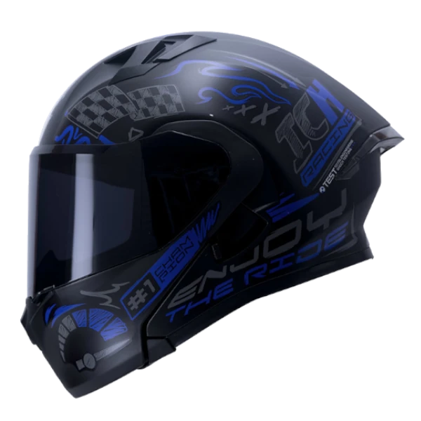 CASCO ICH ABATIBLE 3120 TRACK AZUL