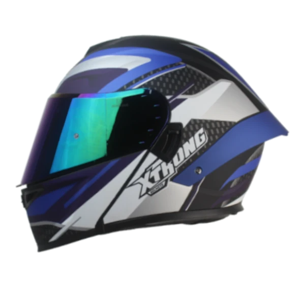 CASCO XTRONG XTR 669 EVOLUTIONS AZUL METALICO