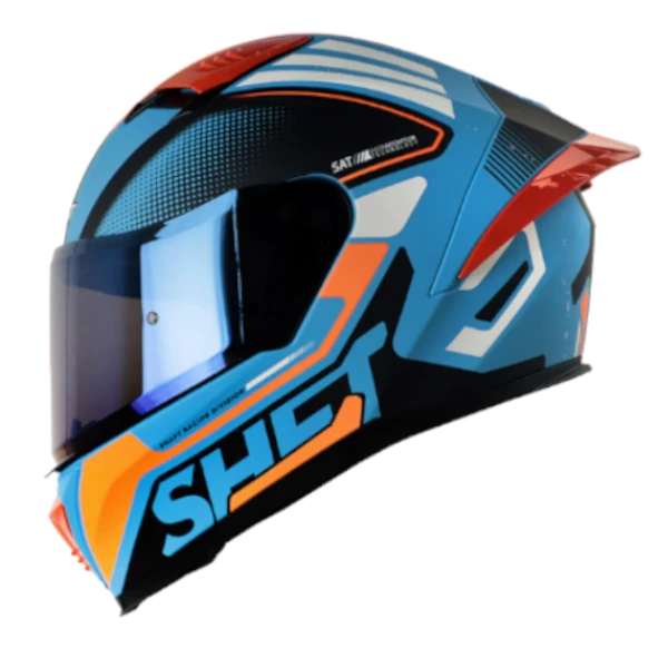 CASCO-INTEGRAL-SHAFT-590-SR-X-TREMER-AZUL-NARANJA