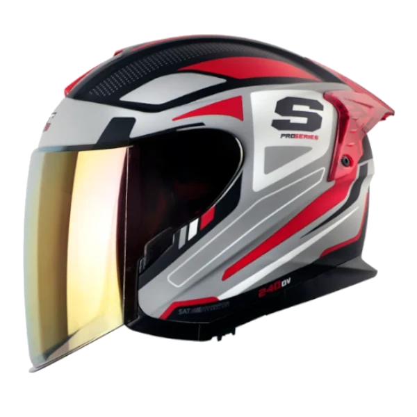 CASCO-SHAFT-ABIERTO-240-TRANSVERSE-ROJO-GRIS-BV CASCO-SHAFT-ABIERTO-240-TRANSVERSE-ROJO-GRIS-