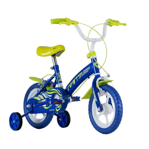 BICICLETA-R12-GW-BABY-BUG-AZUL-AMARILLO