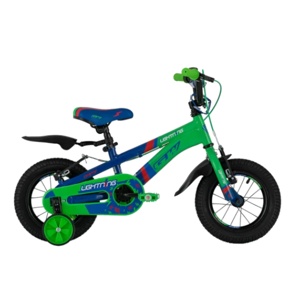 BICICLETA RIN 16 LIGHTNING AZUL VERDE BS 1.0