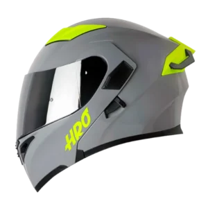 CASCO ABATIBLE HRO 3400 SOLID GRIS AMARILLO