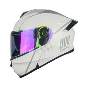 CASCO ABATIBLE KOV THUNDERWAVES BLANCO