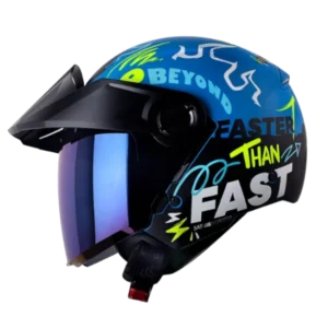 CASCO ABIERTO SHAFT 212 ROCK YOU AZUL