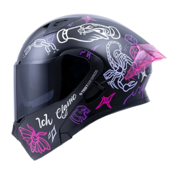CASCO ABATIBLE ICH 3120 TRADICIONAL MORADO BV