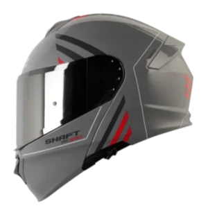 CASCO ABATIBLE SHAFT 4000 MERLO GRIS ROJO