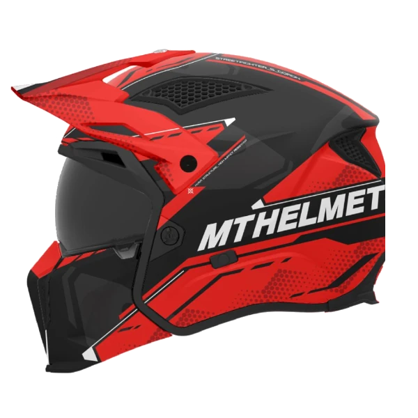 CASCO ABIERTO MT STREETFIGHTER SV GORON B5 MATT ROJO