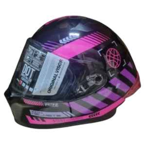 CASCO INTEGRAL ICH 501 CIBERPUNK FUCSIA