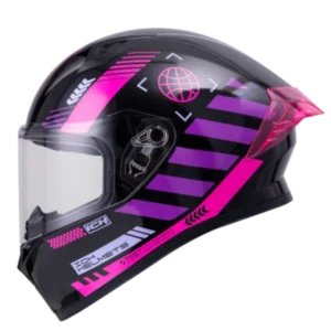 CASCO INTEGRAL ICH 503 CIBERPUNK FUCSIA BV
