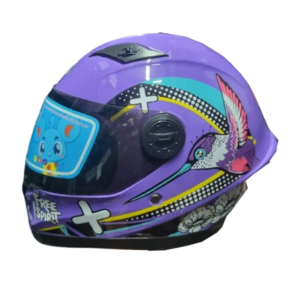 CASCO INTEGRAL KRM COLIBRI MORADO