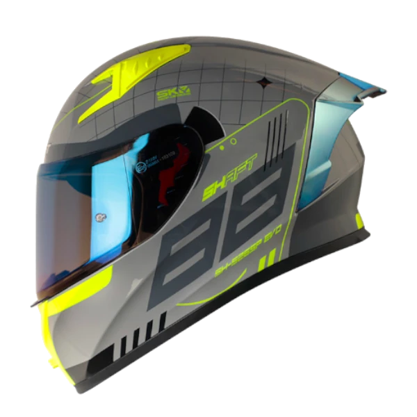 CASCO INTEGRAL SHAFT 526 EVO COZKU GRIS AMARILLO