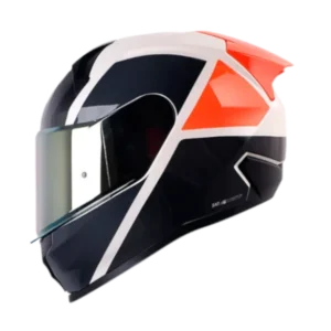 CASCO INTEGRAL SHAFT 560 EVO BLOCK BLANCO NARANJA B