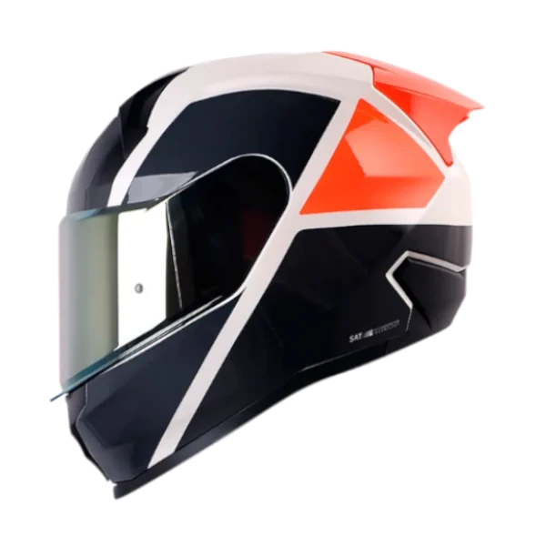 CASCO INTEGRAL SHAFT 560 EVO BLOCK BLANCO NARANJA B