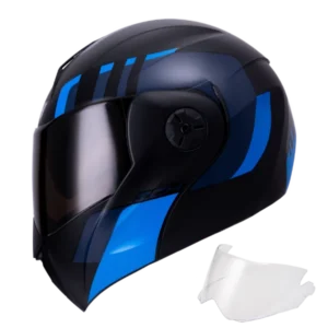 CASCO ABATIBLE ICH 3110 LOKHET AZUL+VISOR BV