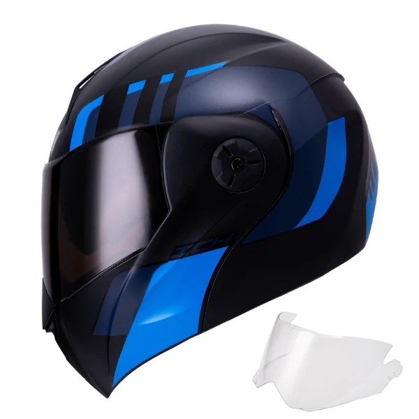 CASCO ABATIBLE ICH 3110 LOKHET AZUL+VISOR BV