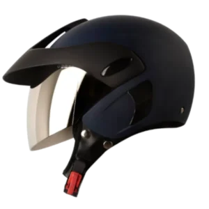 Casco abierto ICH 205 Solid color azul RW para motociclista diseño cómodo y seguro