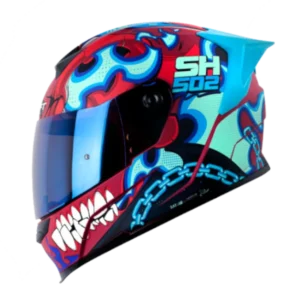 CASCO INTEGRAL SHAFT 502SP FIREBOY AZUL ROJO BV