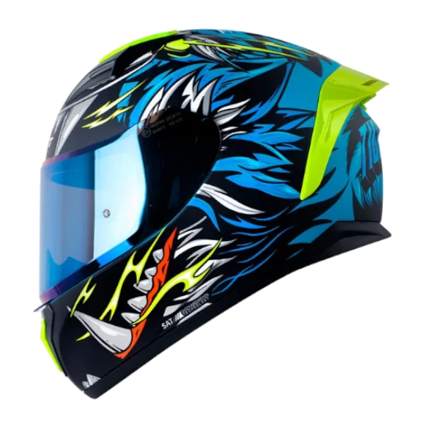 CASCO INTEGRAL SHAFT 582 SP EVO TIGERFACE AZUL BV