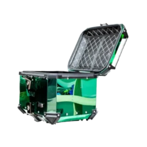 MALETERO CUADRADO DR1 45 LITROS ALU PRO ACERO CAMALEON VERDE RS