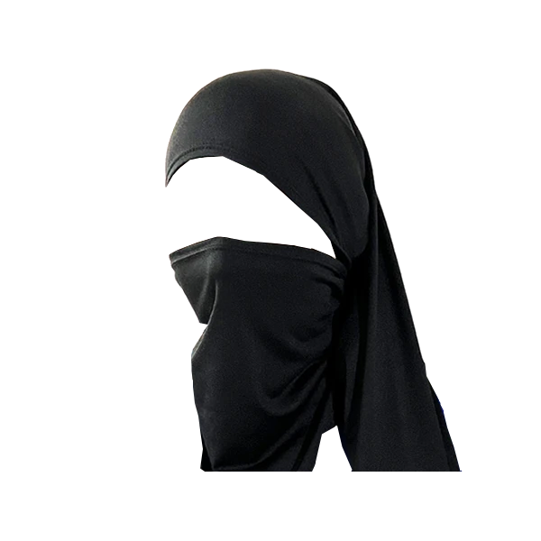 BALCLAVA PAÑOLETA CUELLO UNICOLOR NEGRO 70 CM BV