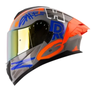 CASCO ABATIBLE HRO 3480 DV EVO TAGS AZUL NARANJA BV