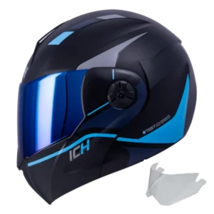 CASCO ABATIBLE ICH 3110 REX AZUL +VISOR BV