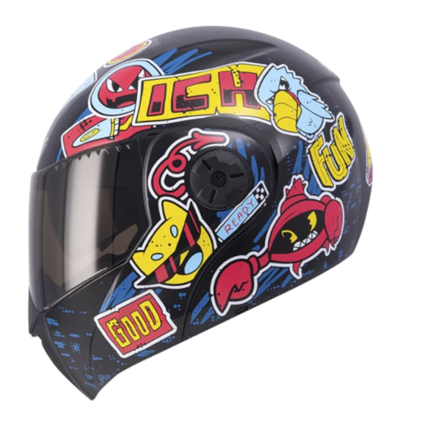 CASCO ABATIBLE ICH 3110S KIDS CHANGE ROJO BV