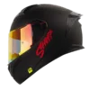 Casco integral SHAFT 582 SP EVO para motociclista, color y diseño deportivo.