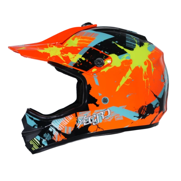 CASCO XECURO CROSS SCORPIO KIDS NARANJA BV