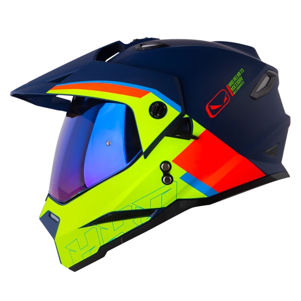 CASCO HRO MX 330 Downhill AMARILLO AZUL BV