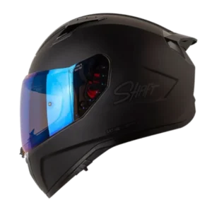 CASCO INTEGRAL SHAFT 532 DV SOLID NEGRO VISOR IRI AZUL BV