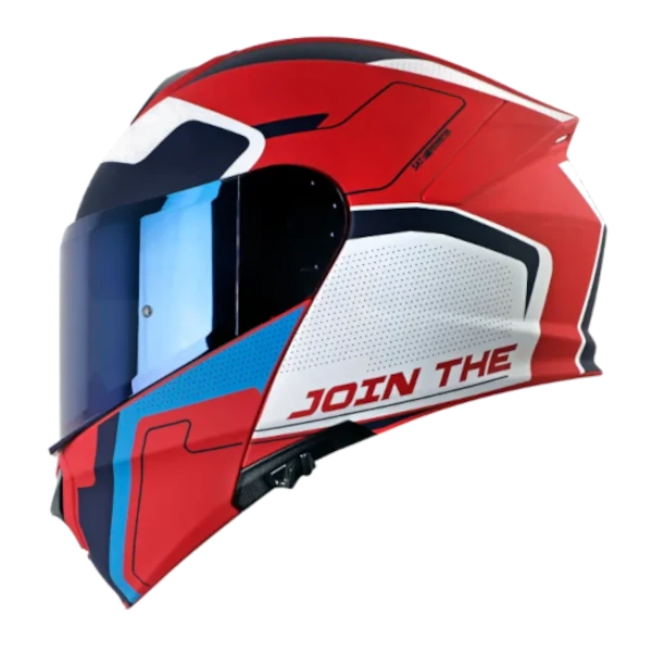 CASCO ABATIBLE SHAFT 4000 SPLIT BLANCO ROJO BV