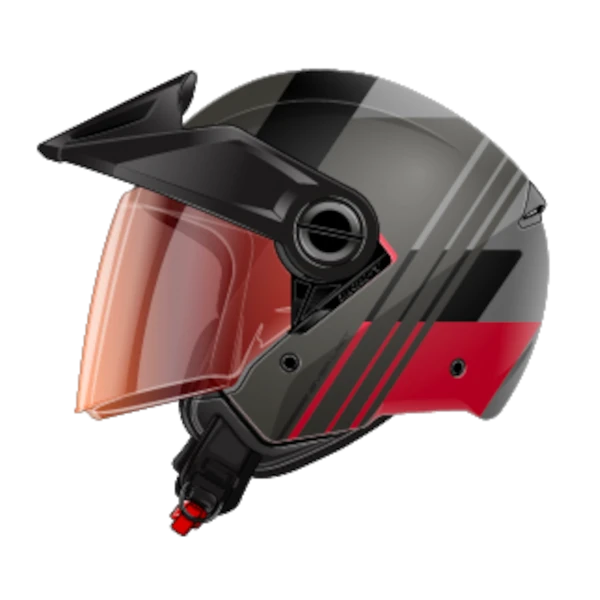 CASCO ABIERTO SHAFT 212 GUANABY ROJO GRIS BV