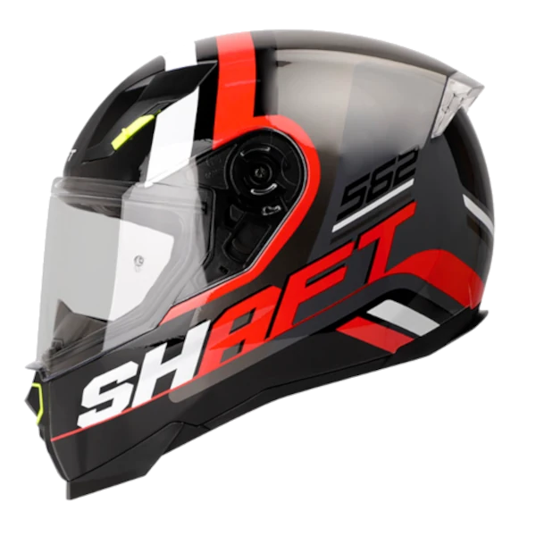 CASCO INTEGRAL SHAFT 562 NERO ROJO BRILLO PROMO BV