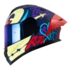 CASCO ABATIBLE HRO 3480 DV EVO LETTER FACE AZUL MORADO BV