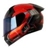 CASCO INTEGRAL SHAFT 560 EVO CHIEF ROJO BV Casco integral Shaft 560 EVO CHIEF en color rojo, diseño moderno con gráficos deportivos y visera panorámica, modelo BV para motociclistas.