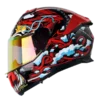 Casco Integral Ls2 808 Stream II Dragontiger rojo BV