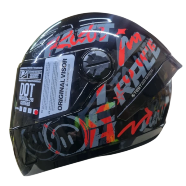 CASCO INTEGRAL ICH 501 SP BOLT RUSH ROJO BV