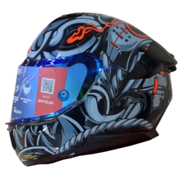 CASCO INTEGRAL LS2 808 STREAM 2 SAMURAY GRIS BV