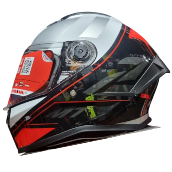 CASCO INTEGRAL MT STINGER 2.0 POUNT B5 GLOSS ROJO BV