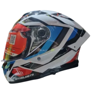 CASCO INTEGRAL MT THUNDER 4 LABYRINTH A0 GLOSS BLANCO BV